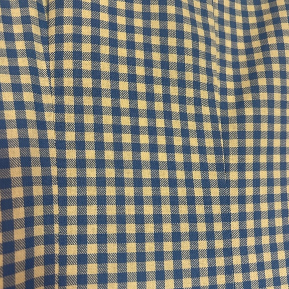Blue Gingham Mini Dress - Size M - Picture 2 of 4